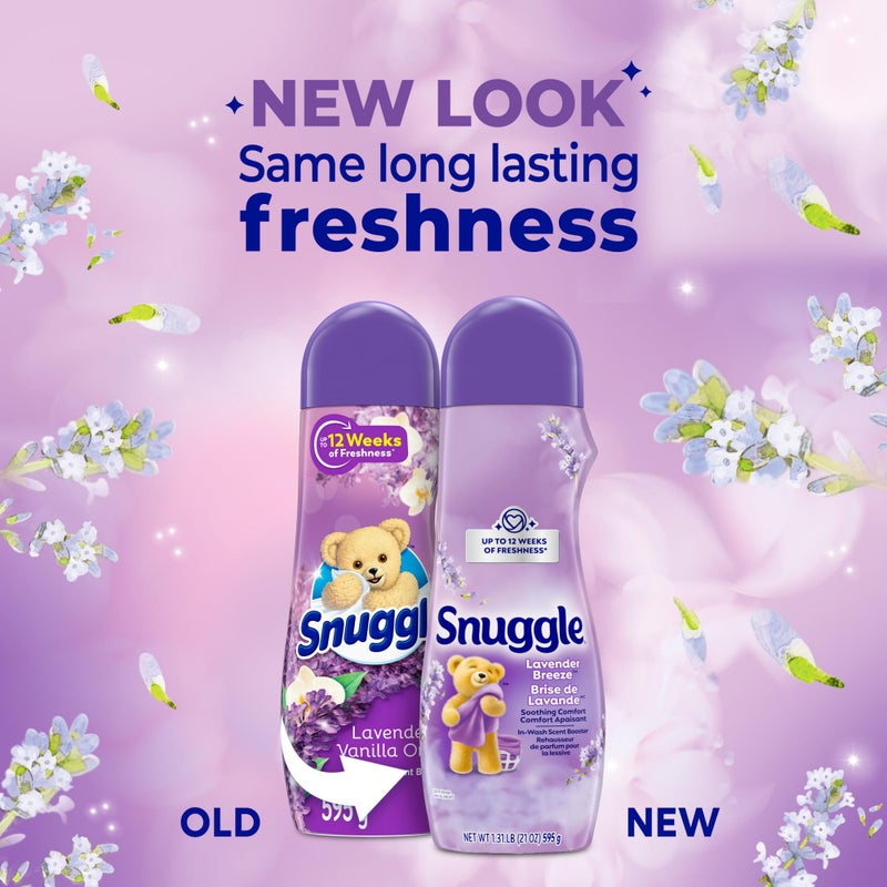 Snuggle In Wash Scent Booster, Lavender & Vanilla Orchid, 21 Ounce, Pack of 4 (Packaging May Vary) - Image 2